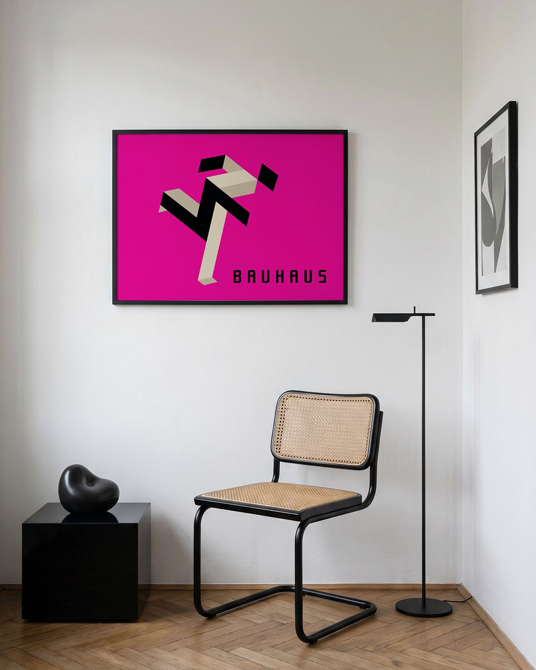 Vormen en vlakken – geometrische Bauhaus poster in liggend formaat