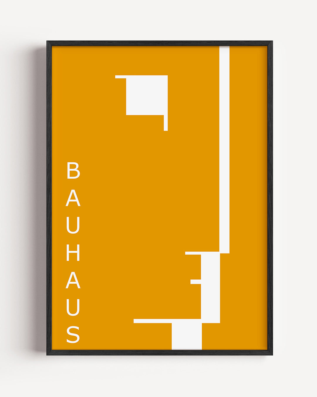 Vorm en kleur – staande Bauhaus poster als wanddecoratie