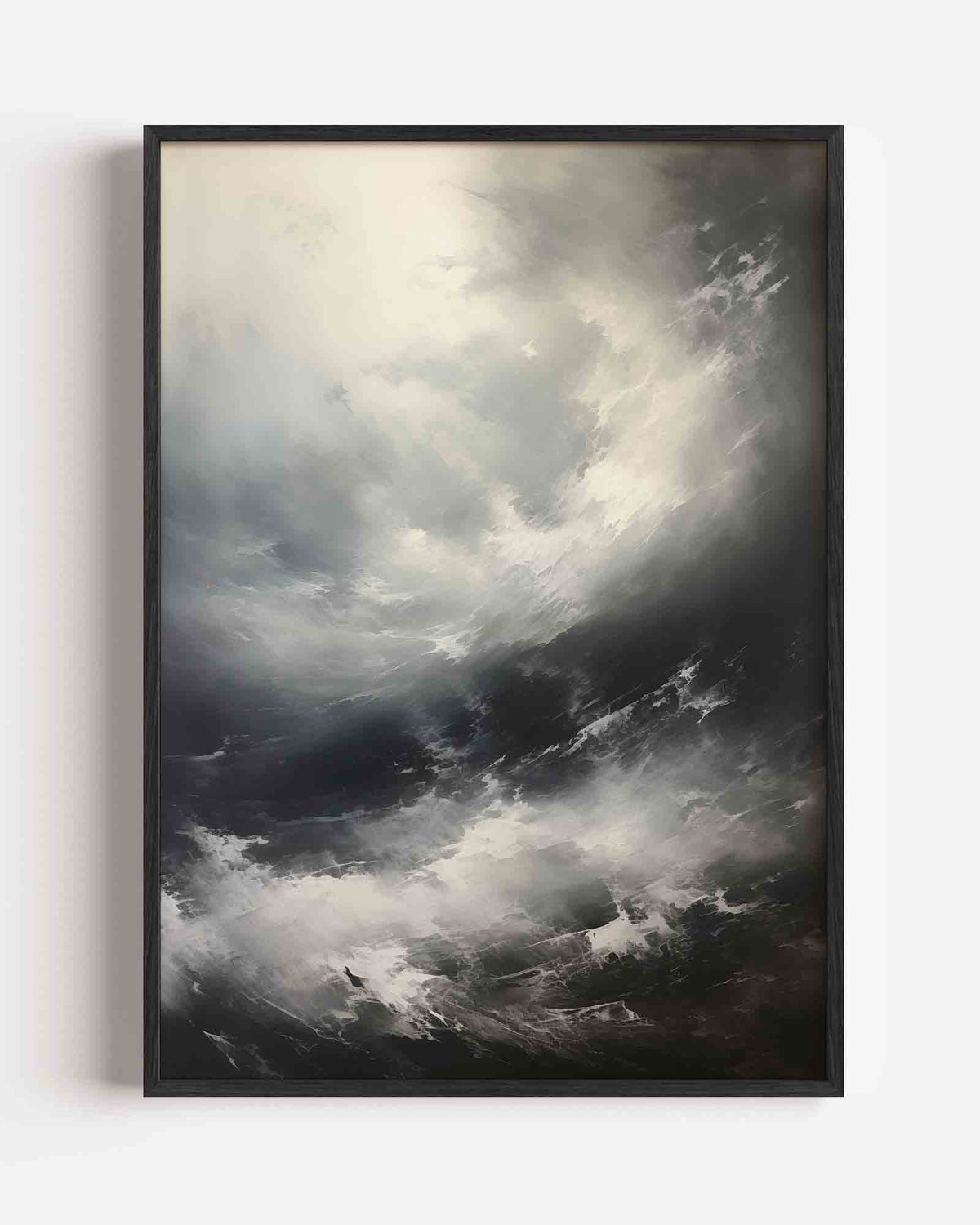 Dramatische wolkenlucht – botanische portret poster als wanddecoratie