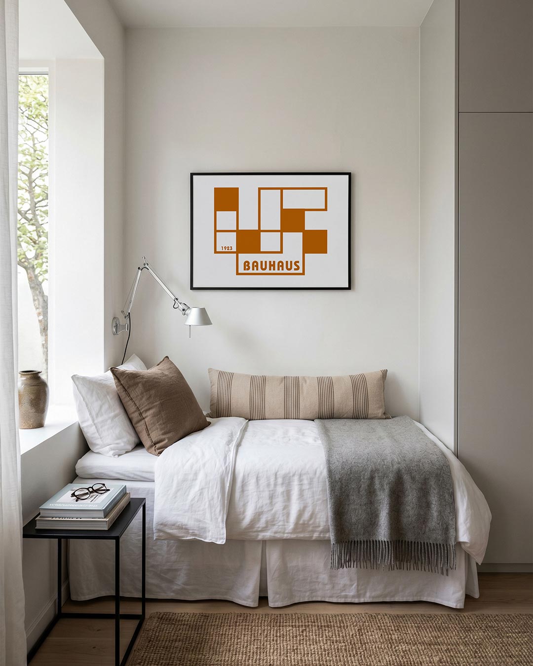 Vormen en vlaken – moderne Bauhaus wandkunst als poster