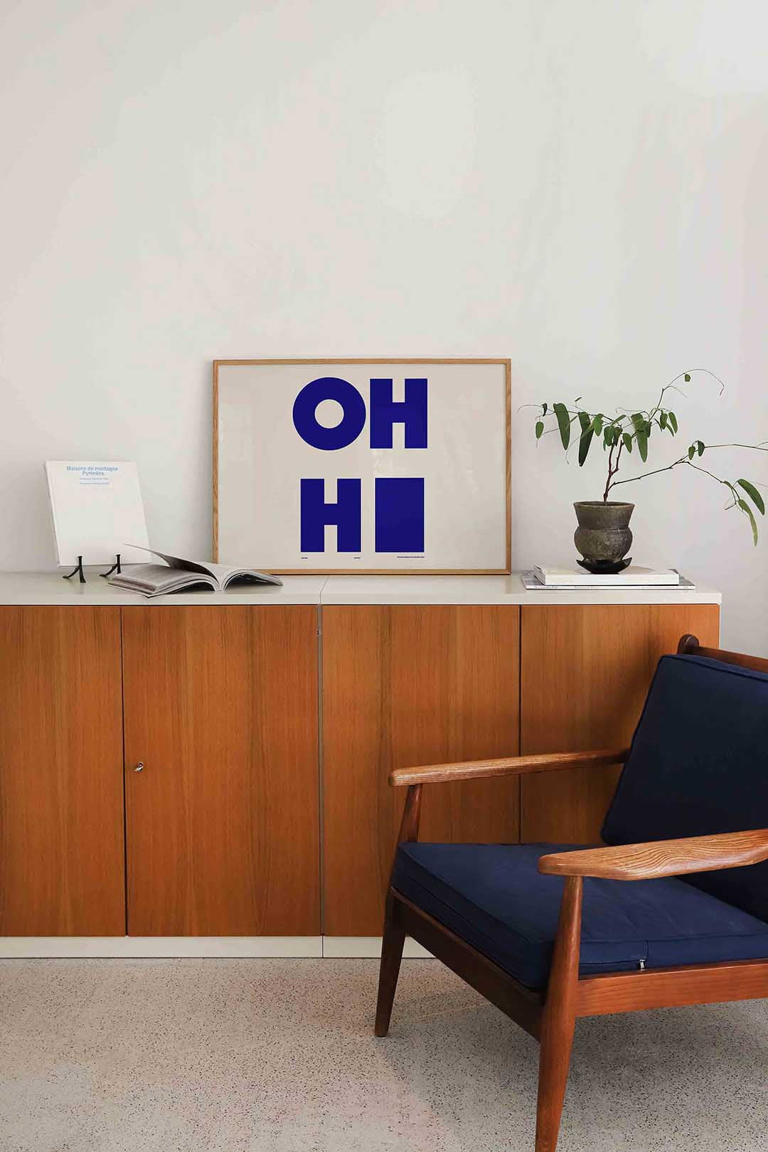 Oh hi – moderne landscape wanddecoratie van WallArtistic