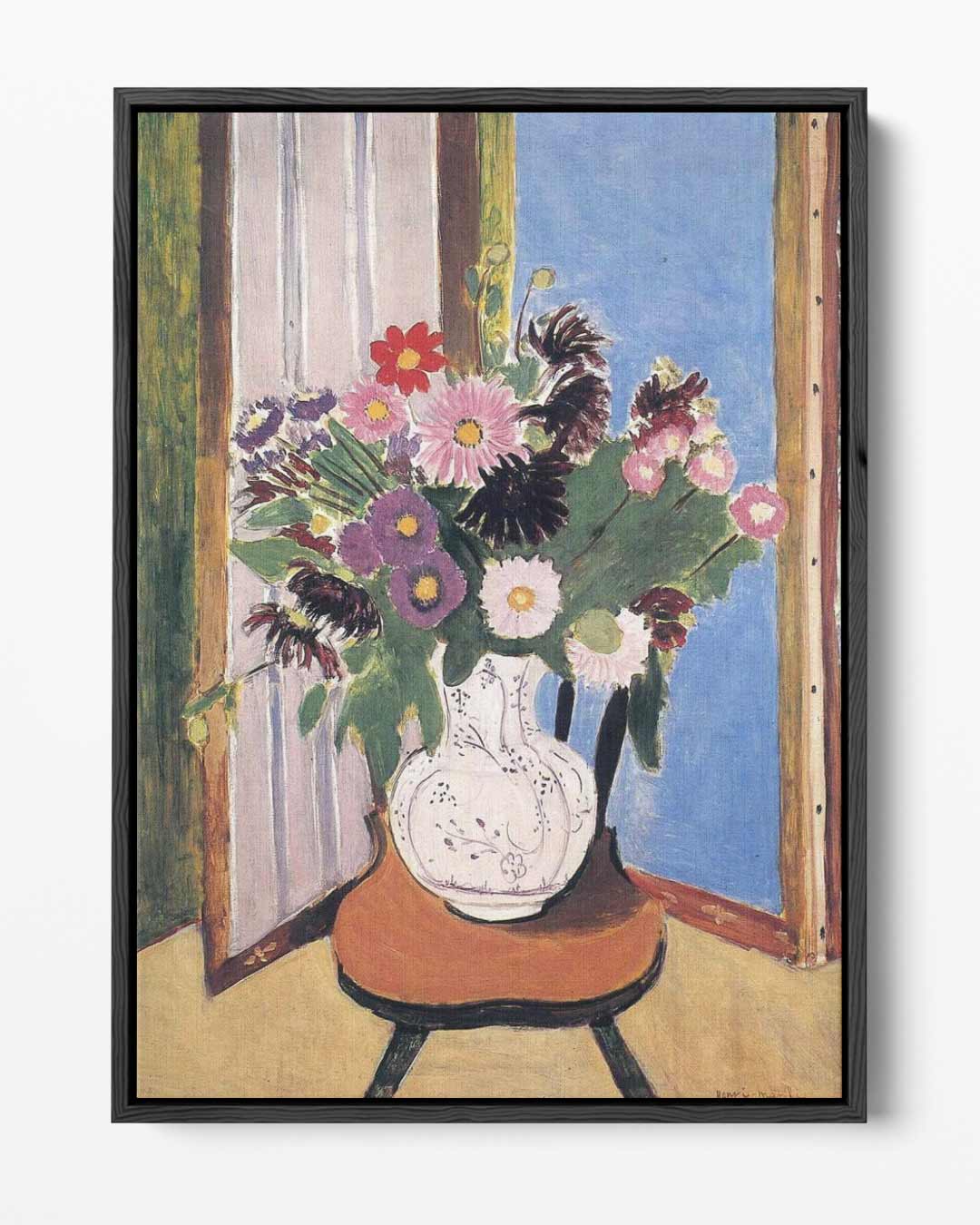 Bloemenpracht in Vaas – portret kunstwerk als wanddecoratie