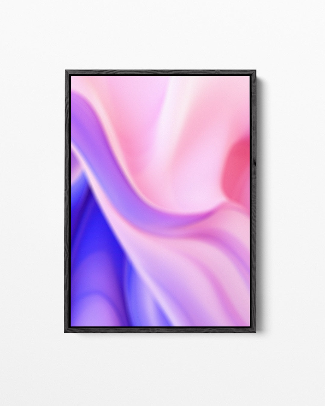 Vloeiende kleuren golf – Roze – staand wanddecoratie kunstwerk