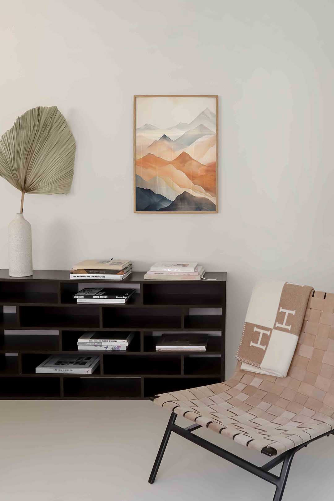 Berglandschap – natuur poster in staand formaat