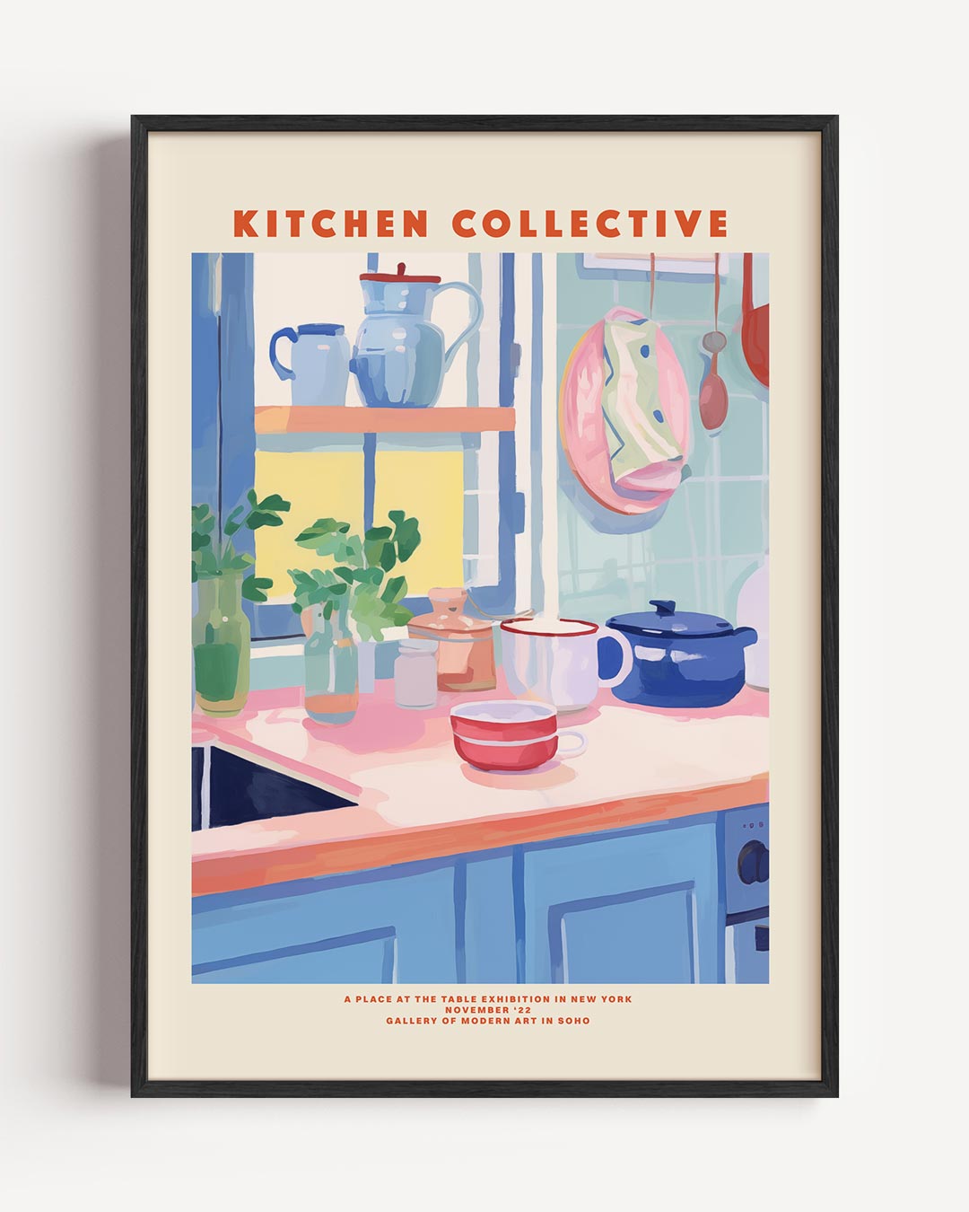 Keuken Kunstzinnigheid – keuken portret poster als wanddecoratie