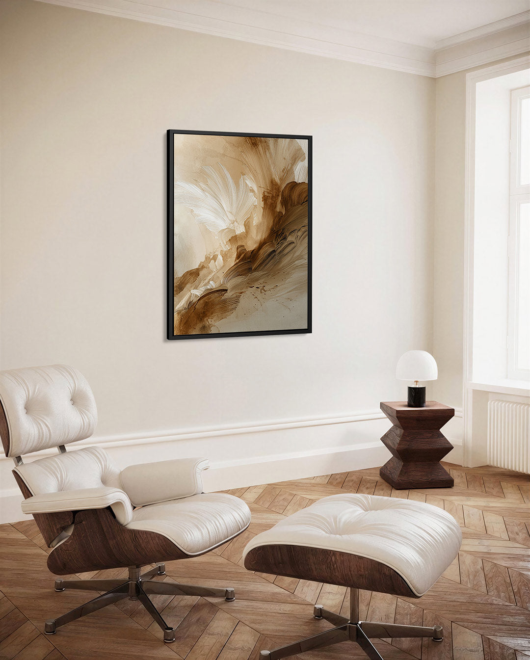 Organische vormen – decoratief kunstwerk voor aan de muur