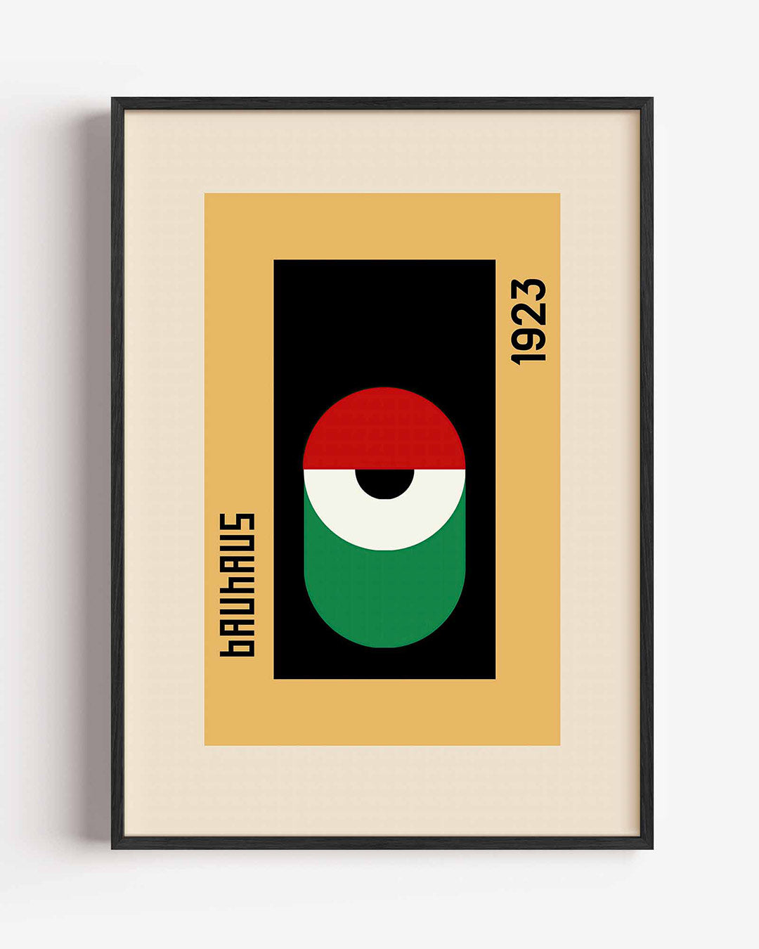 Abstracte – staande Bauhaus poster als wanddecoratie
