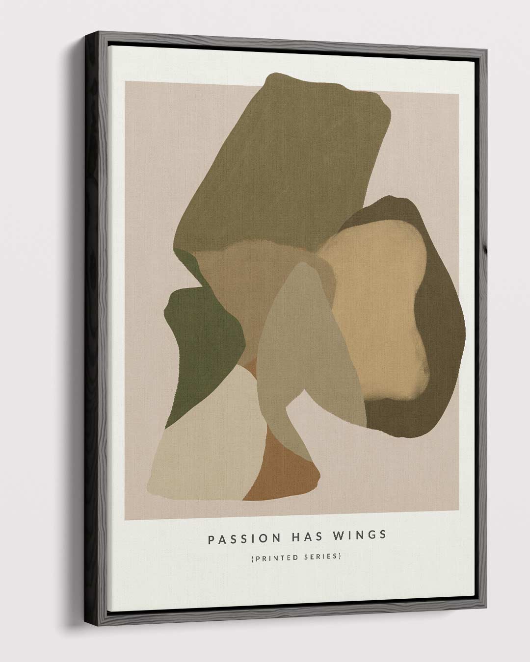 Abstracte Vibratie – canvas wanddecoratie in portret formaat