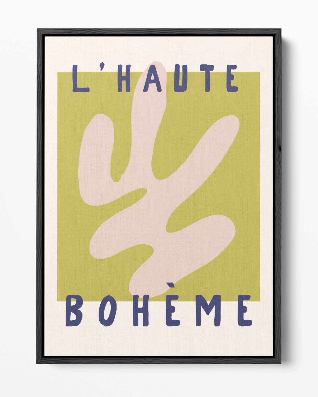 Moderne Boheemse Kunstprint – portret kunstwerk als wanddecoratie