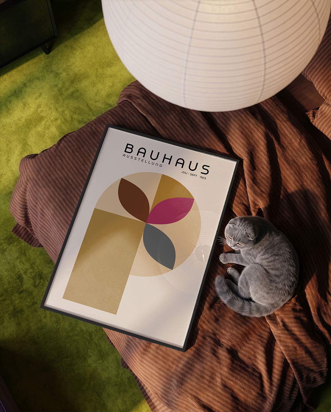 Vorm en balans – moderne Bauhaus wandkunst als poster