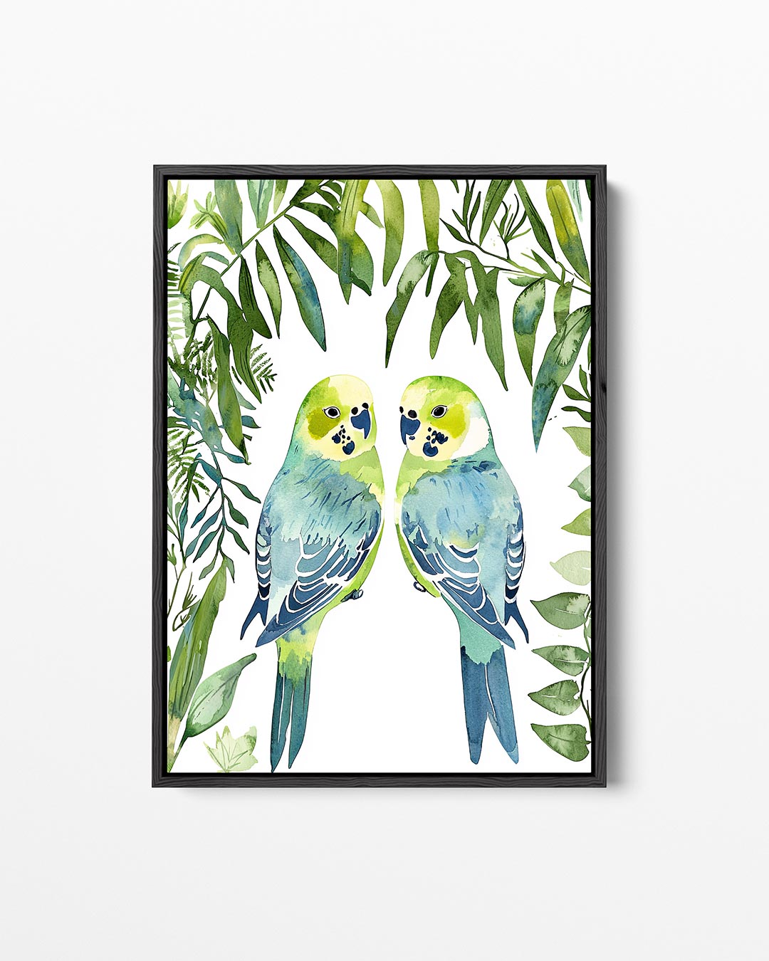 Tropische vogels – staand wanddecoratie kunstwerk