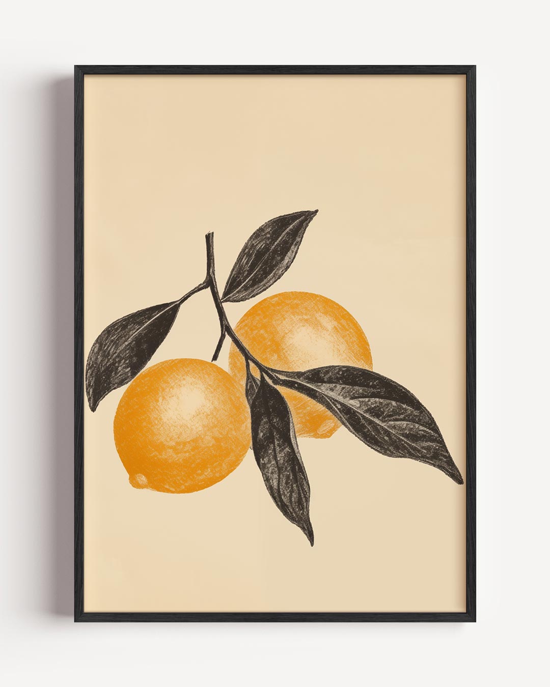 Citrus Charme – zomer portret poster als wanddecoratie