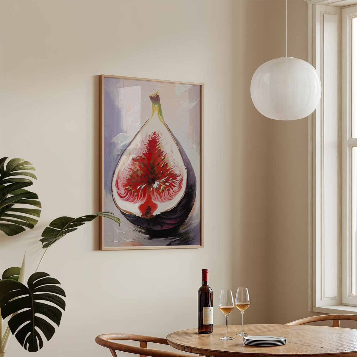 Vijg Kunst – keukenposter in staand formaat