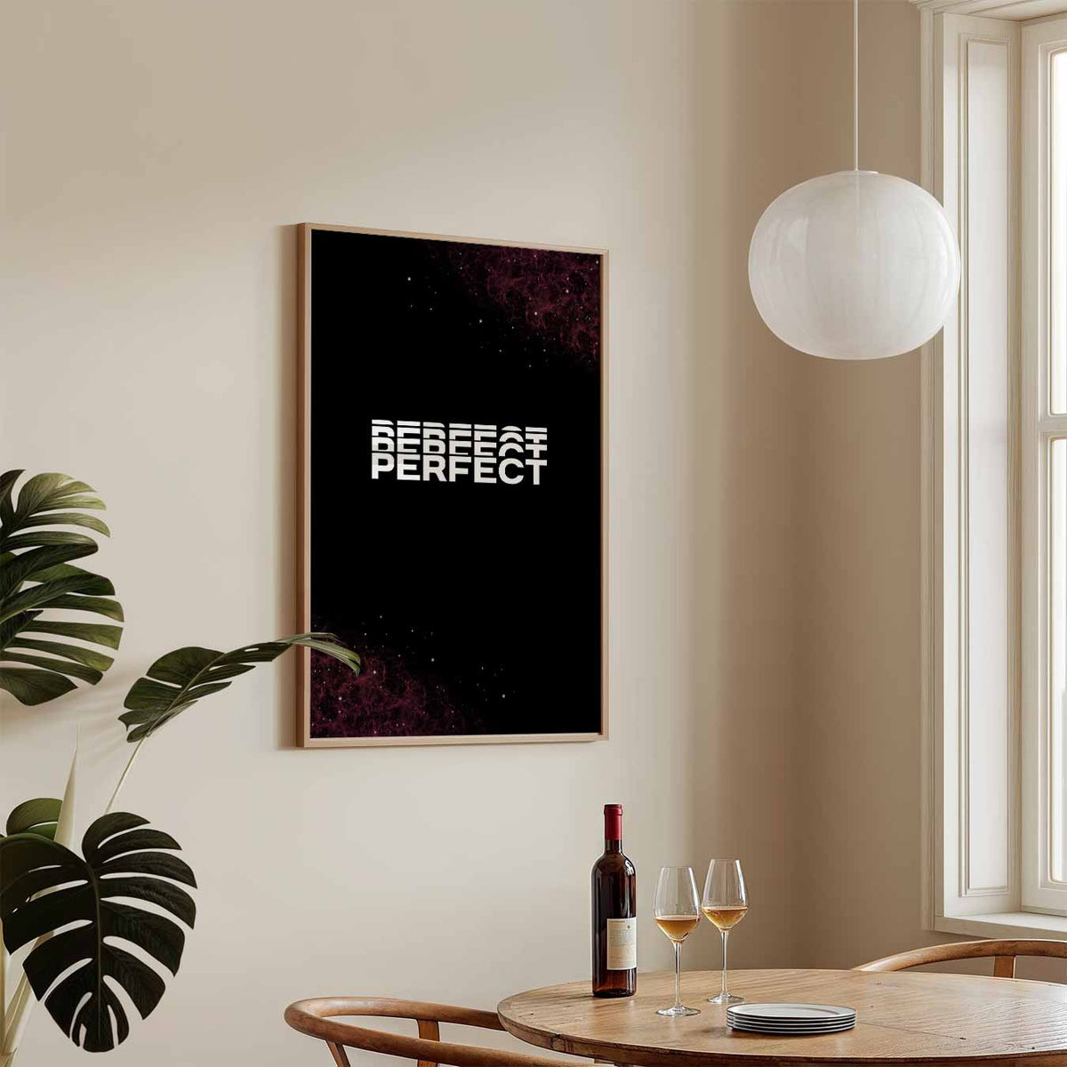 Perfect – tekstposter in staand formaat
