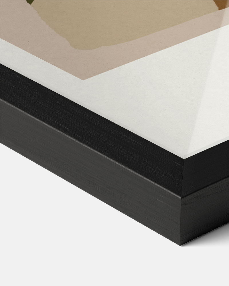 Abstracte Harmonie – staande muurposter voor keuken of eethoek