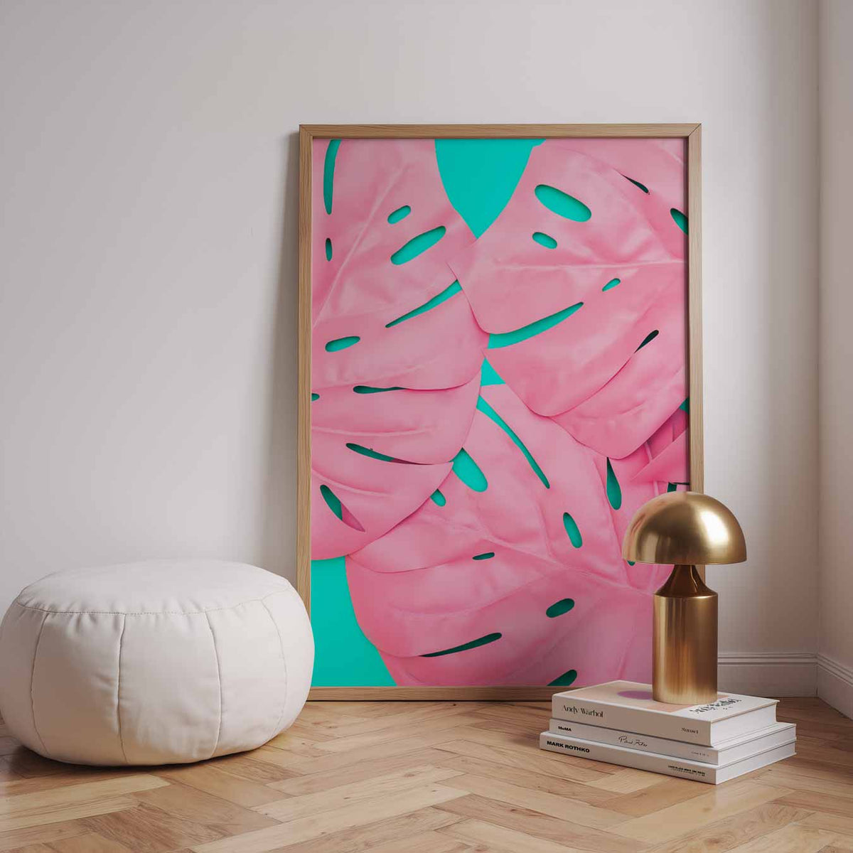 Tropische Monstera – urban poster in staand formaat