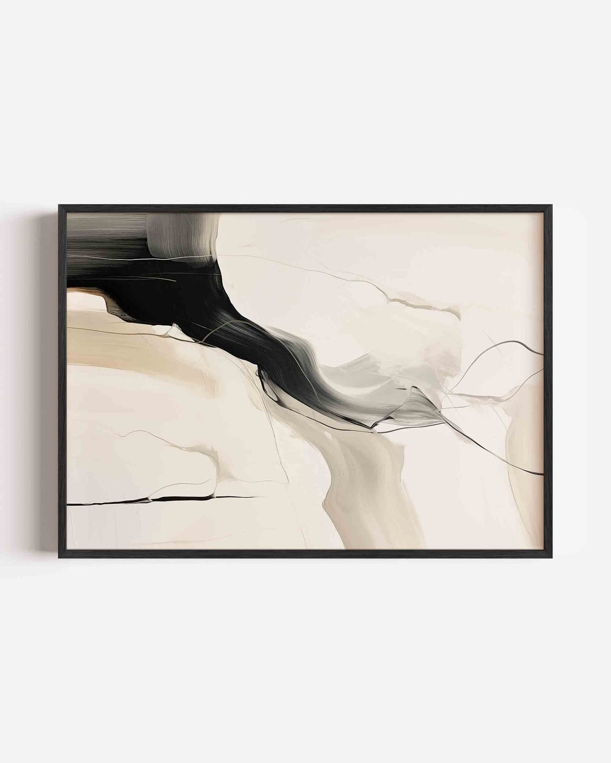 Abstracte lijnen – abstracte landscape poster als wanddecoratie