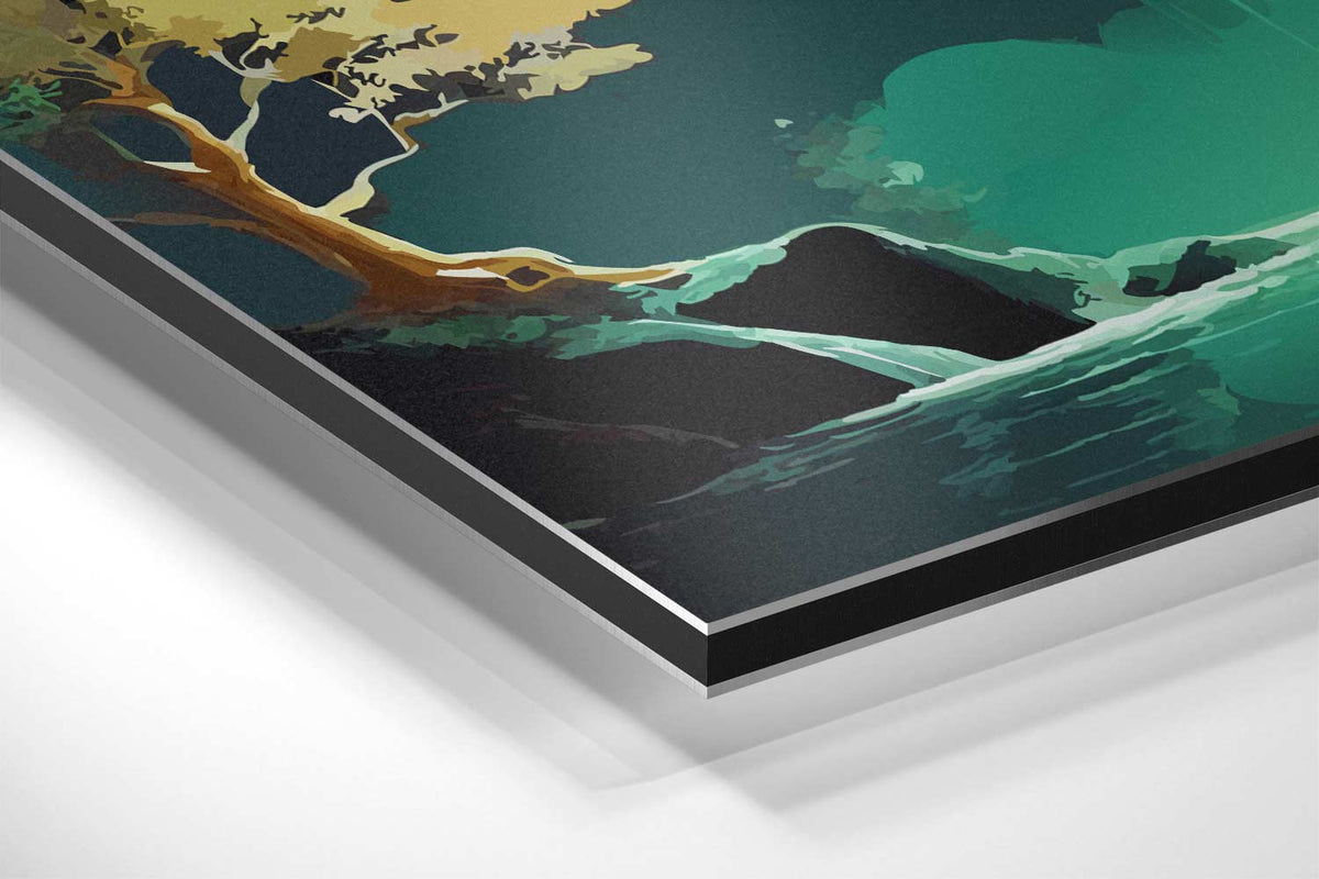 Magische Waterval – canvas kunstwerk als wanddecoratie