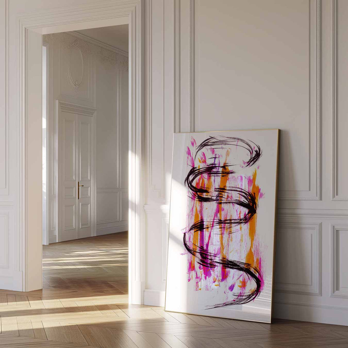 Vrolijke Vervloeiing – urban poster in staand formaat
