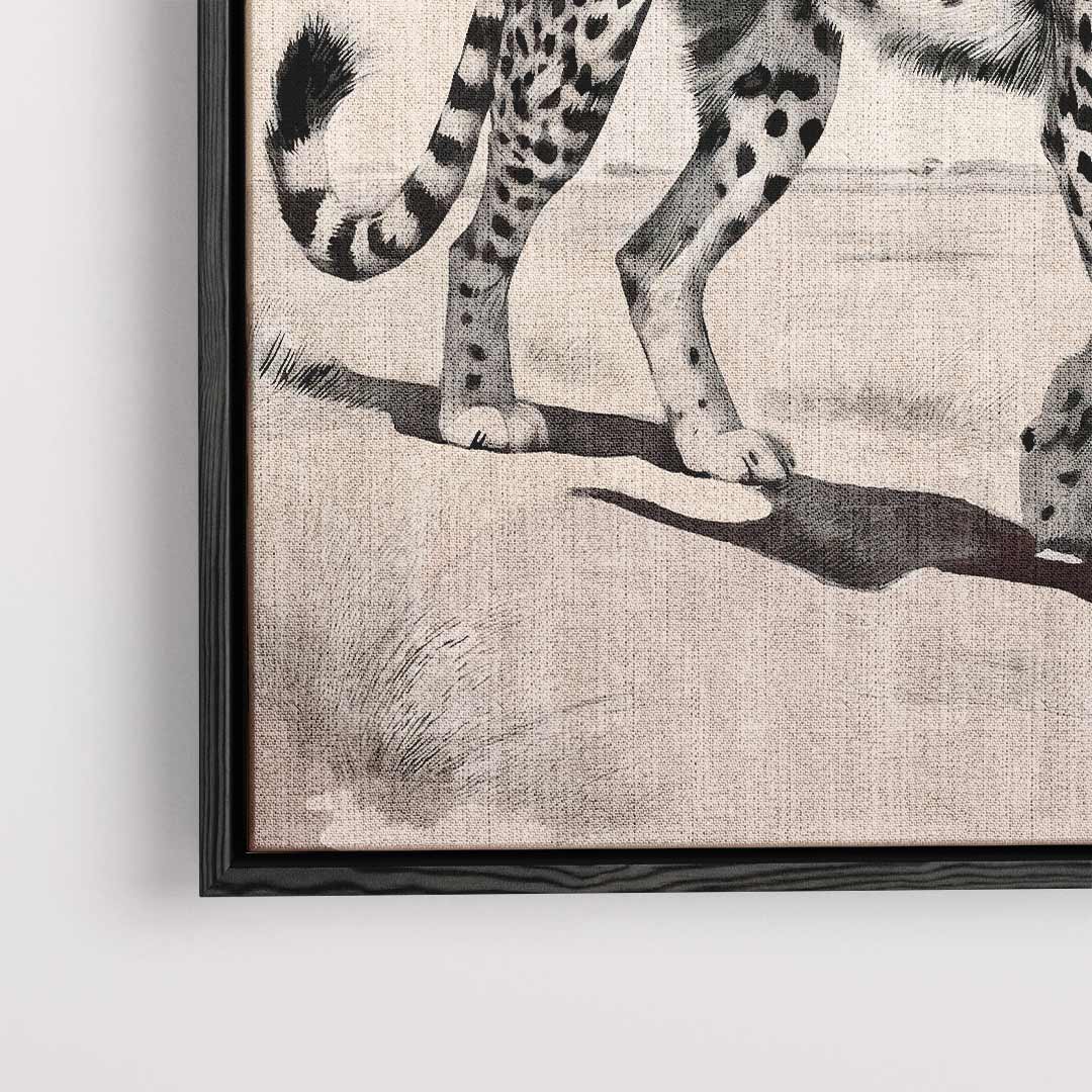 L'Opera d'Arte del Leopardo Elegante