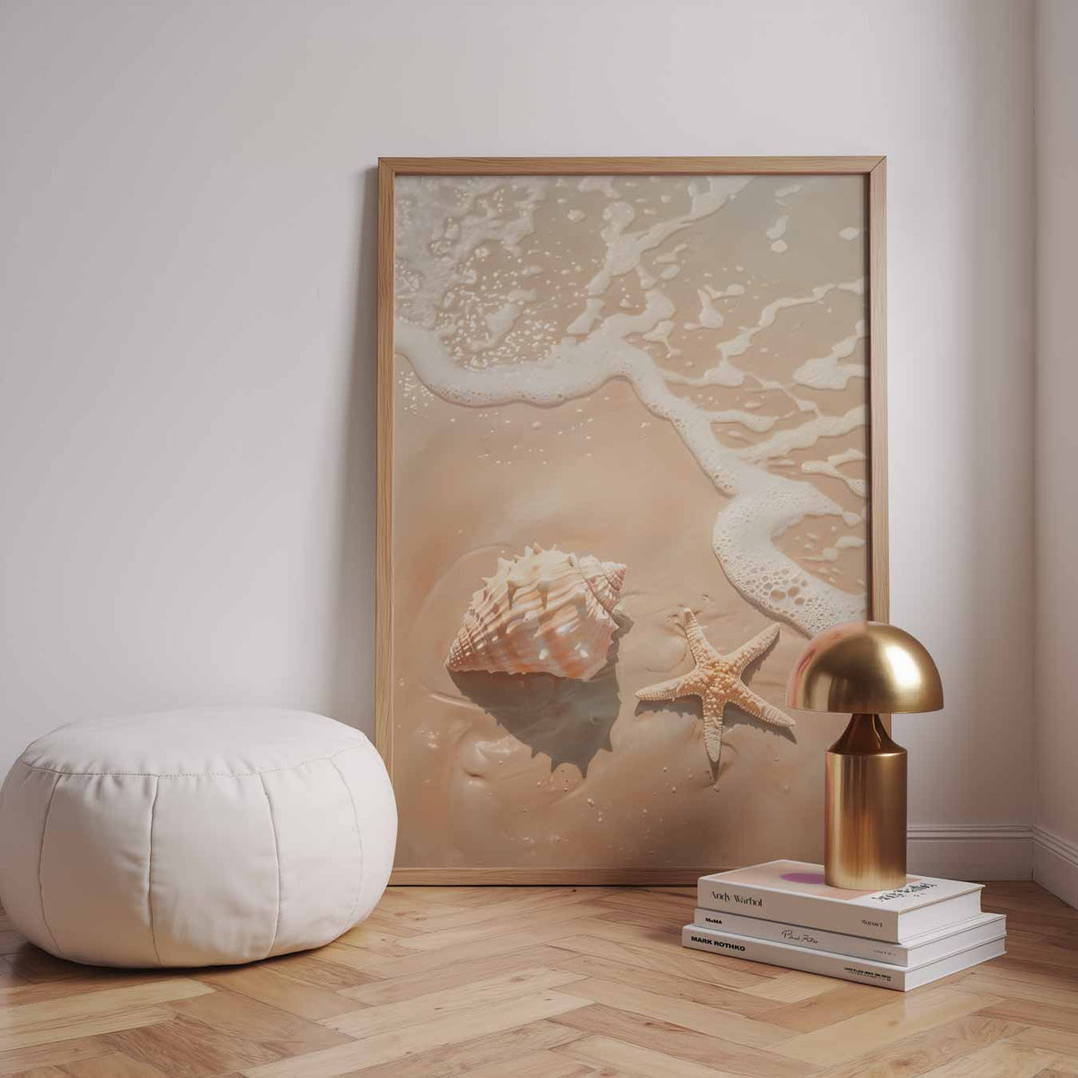 Zomers Strand Plein Air – urban poster in staand formaat