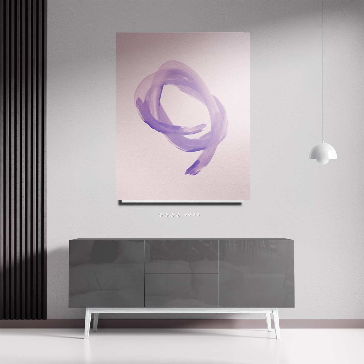 Dans van Lila – staande wandkunst voor woonkamer of interieur