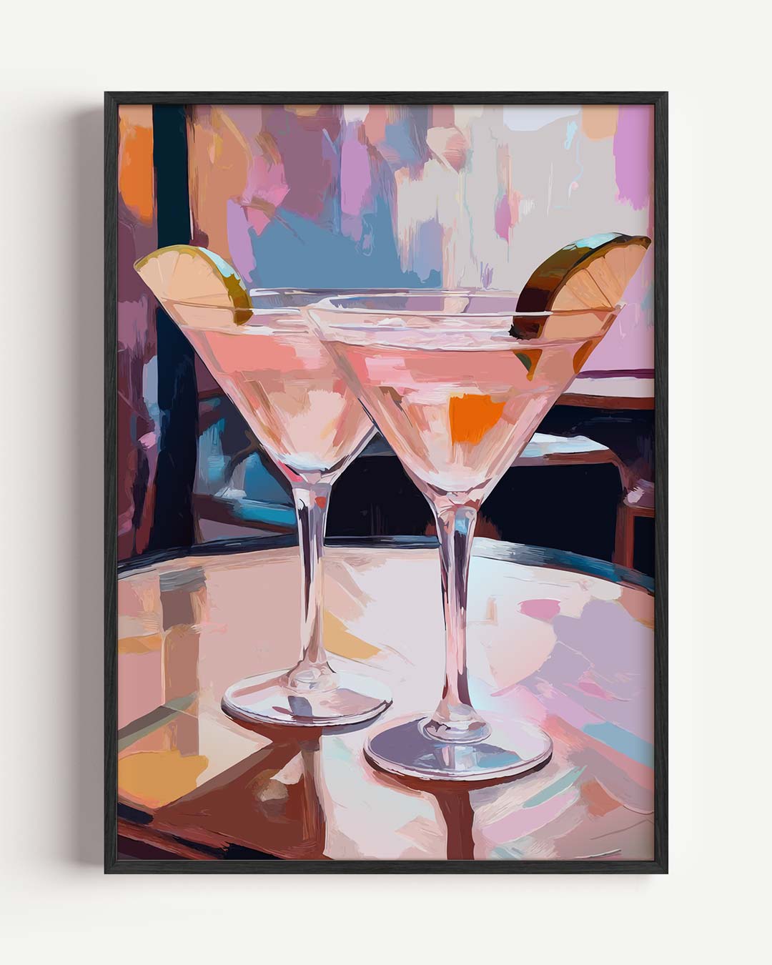 Cocktail Avond Vibes – keuken portret poster als wanddecoratie
