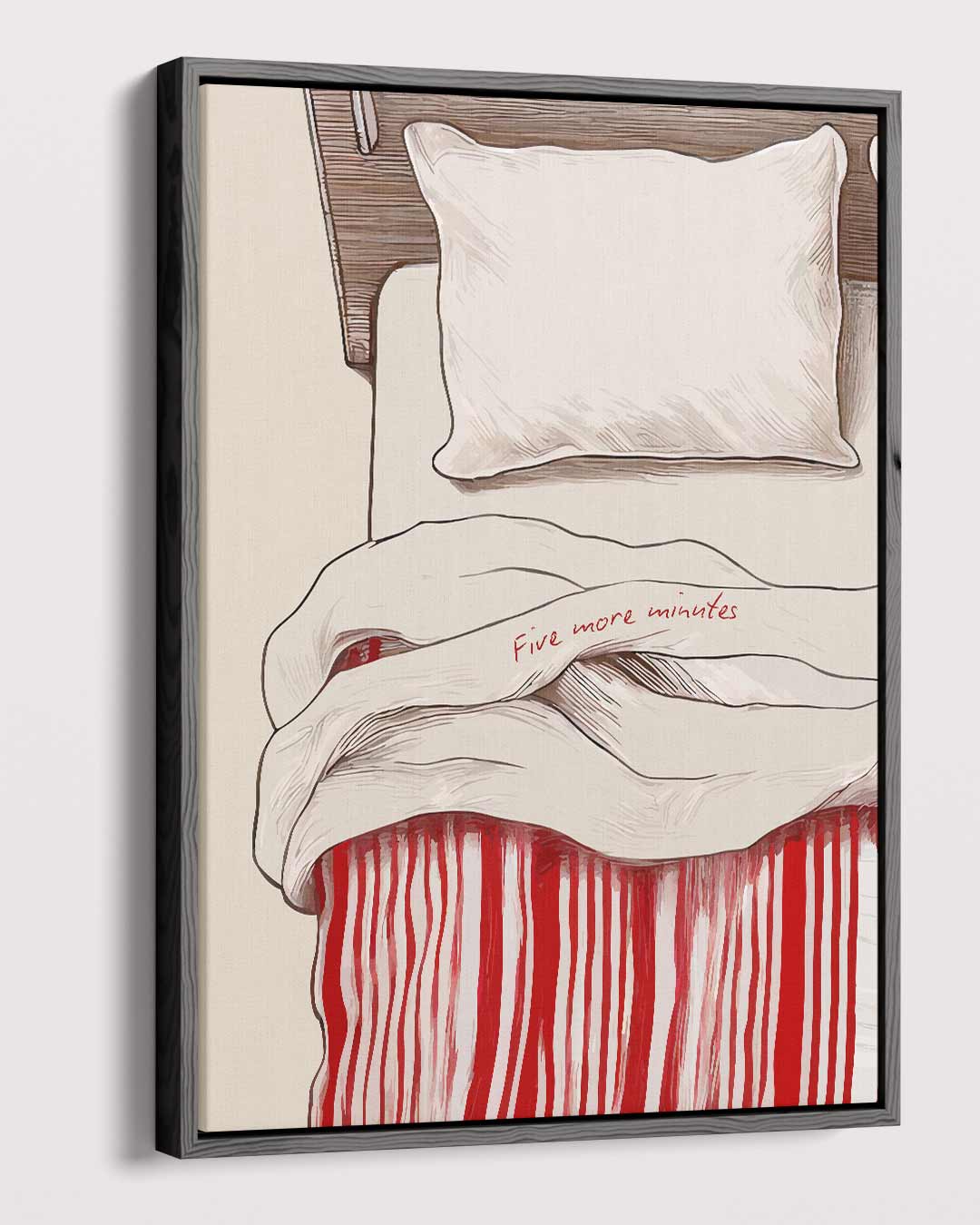 Vijf Minuten Extra – dibond kunstwerk als wanddecoratie
