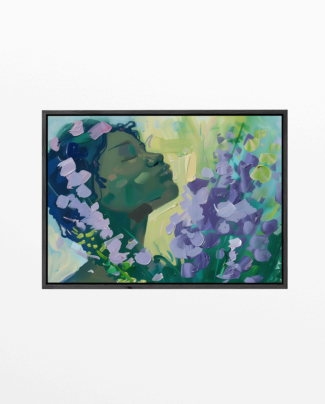 Dromerige bloemen – liggend bloemen kunstwerk