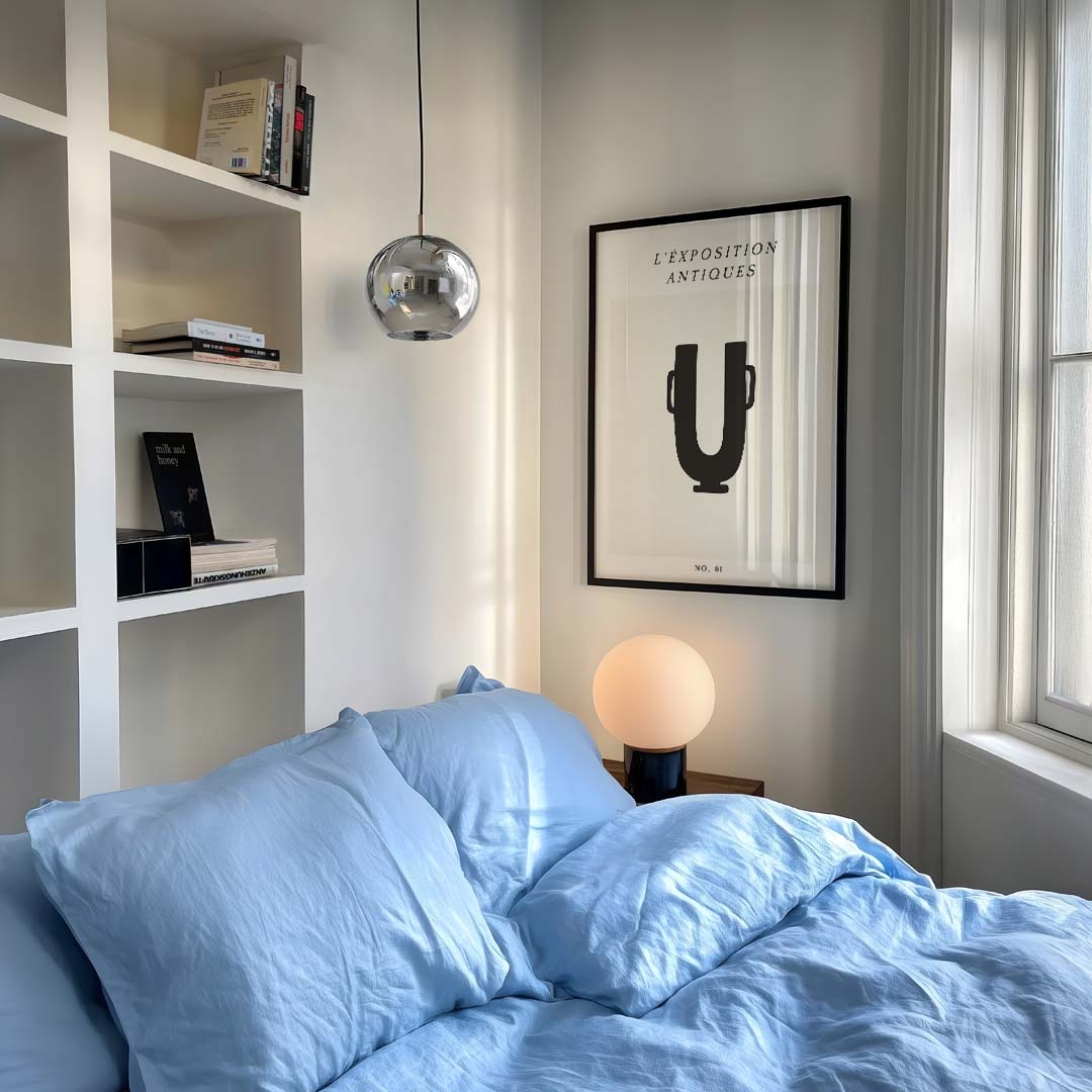 Minimalistische Antieke Vaas – staande moderne wanddecoratie van WallArtistic