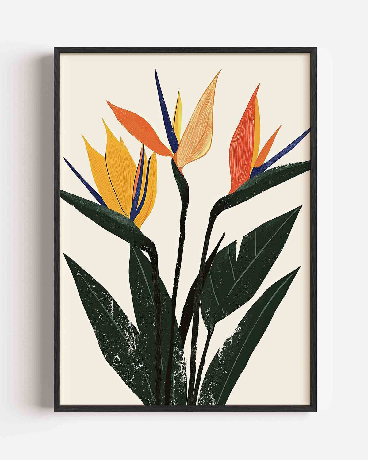Tropische bloemen – jungle portret poster als wanddecoratie