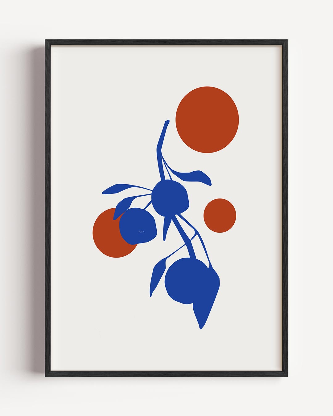 Modern Botanische Print – bloemen portret poster als wanddecoratie
