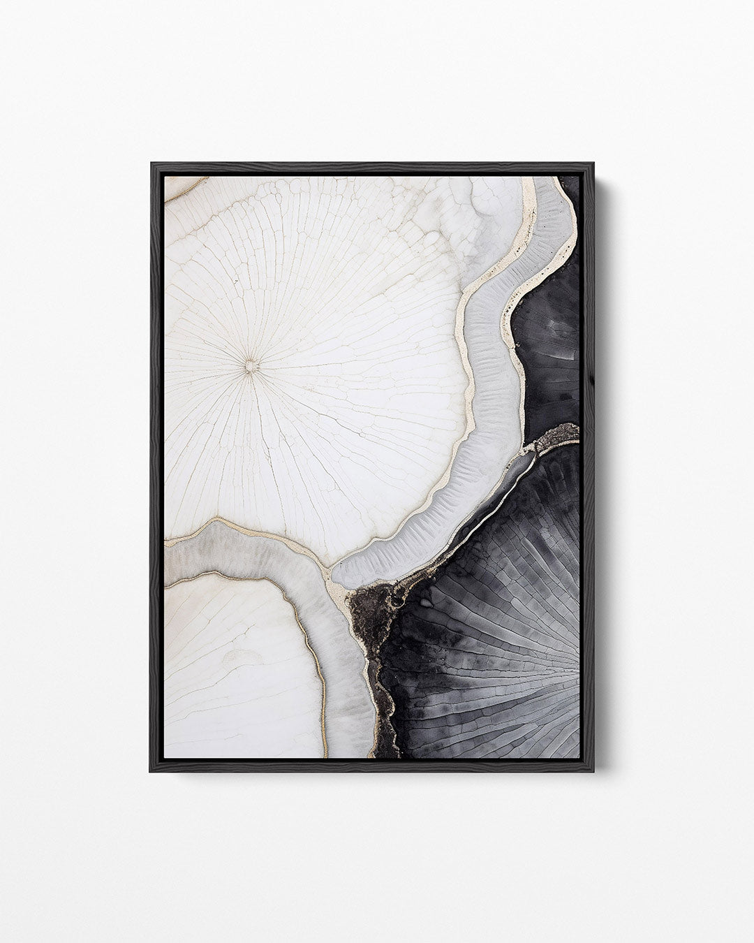 Organische lijnen – staand wanddecoratie kunstwerk