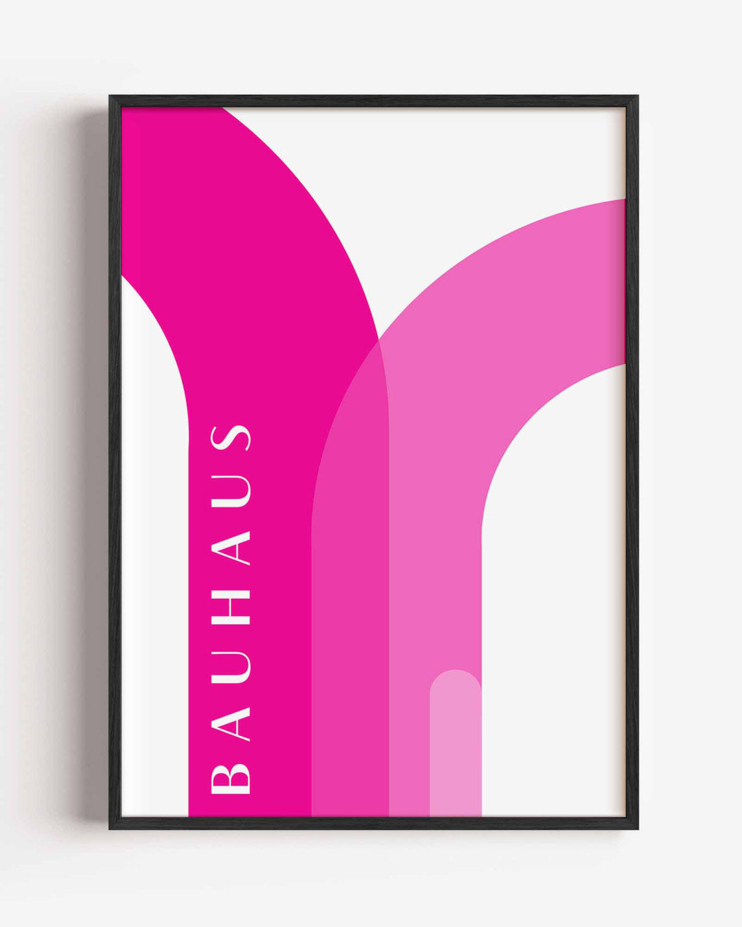 Kleurvlakken en lijnen – staande Bauhaus poster als wanddecoratie