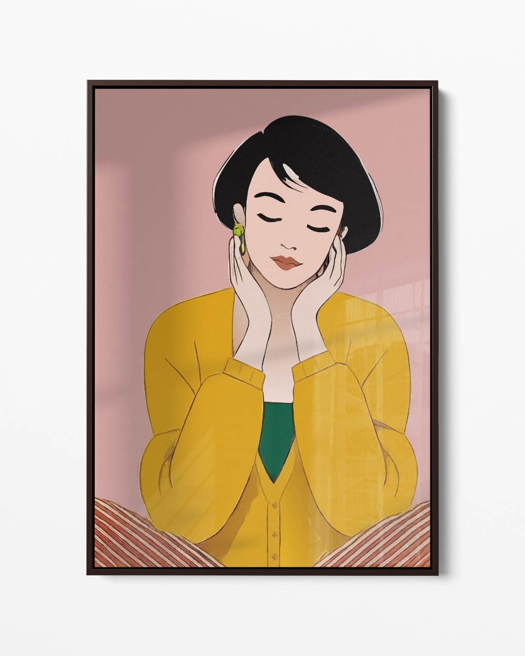Vrolijke Rust – portret kunstwerk als wanddecoratie
