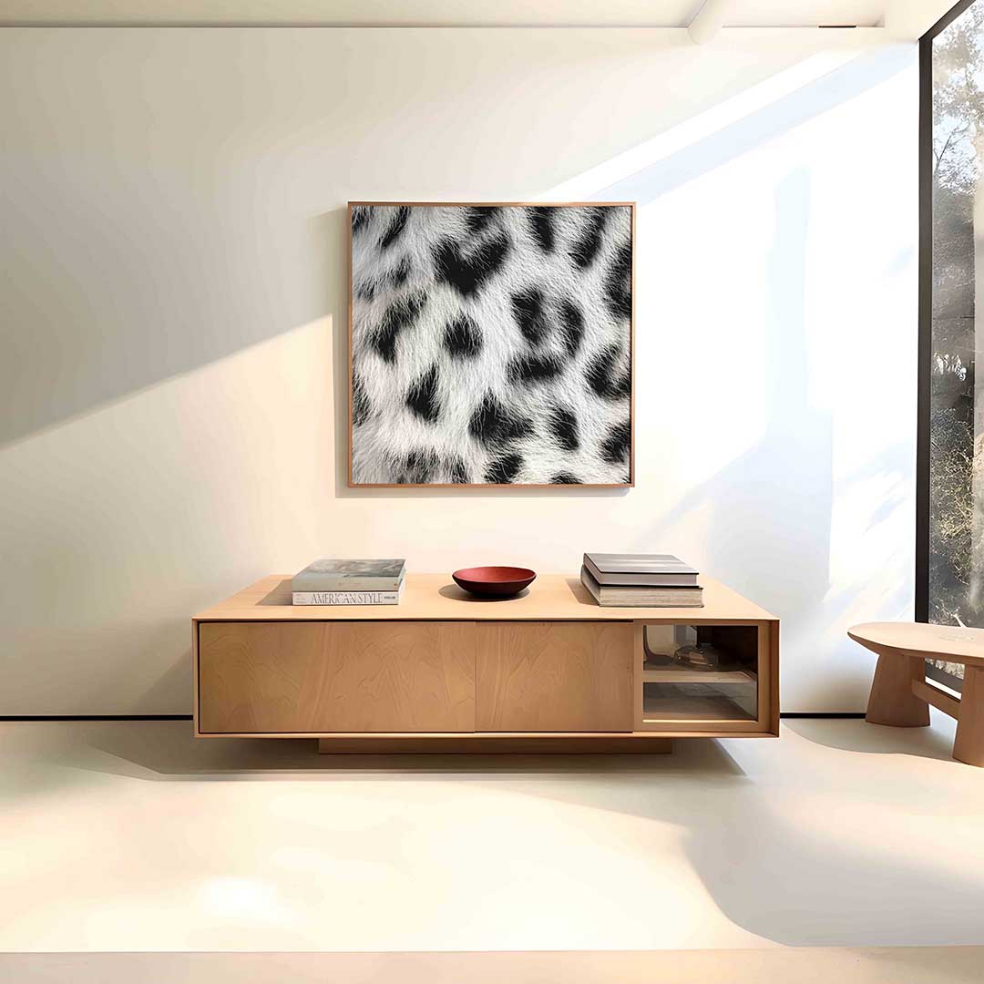 Dierenprint – vierkante jungle wanddecoratie van WallArtistic