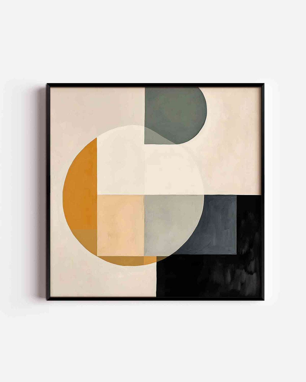 Geometrische vormen – abstracte vierkante poster als wanddecoratie