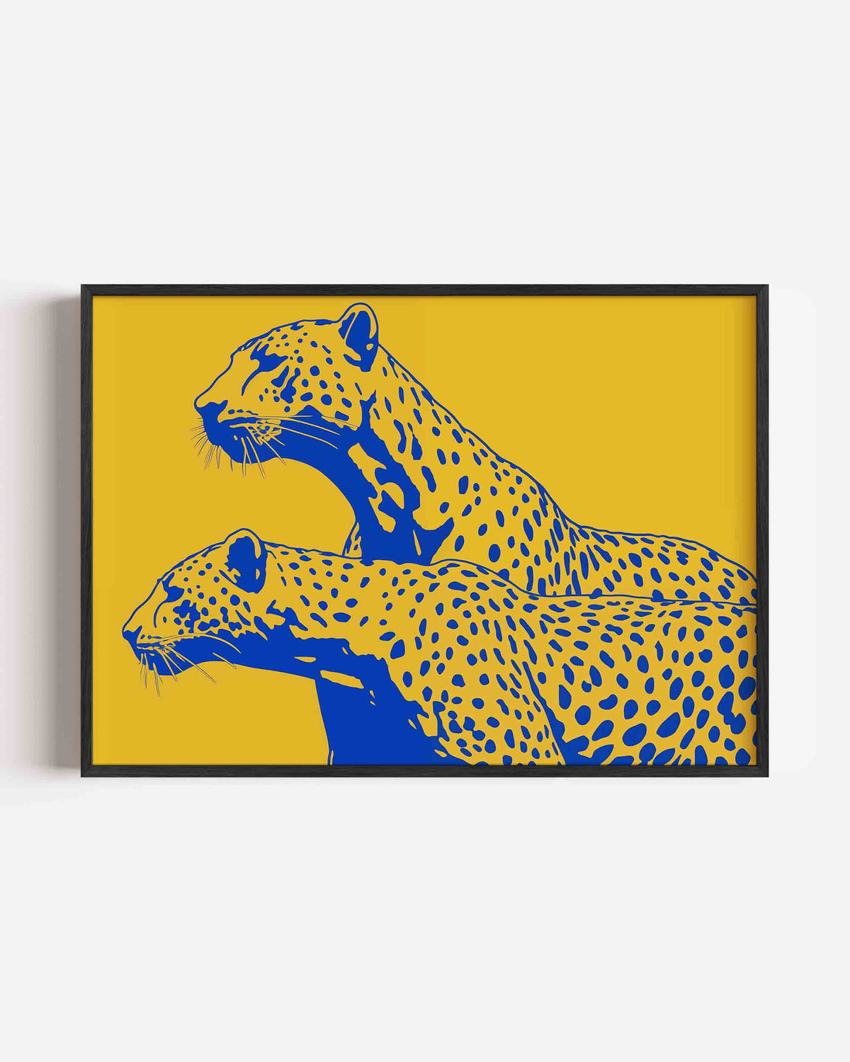 Twee luipaarden – dieren landscape poster als wanddecoratie