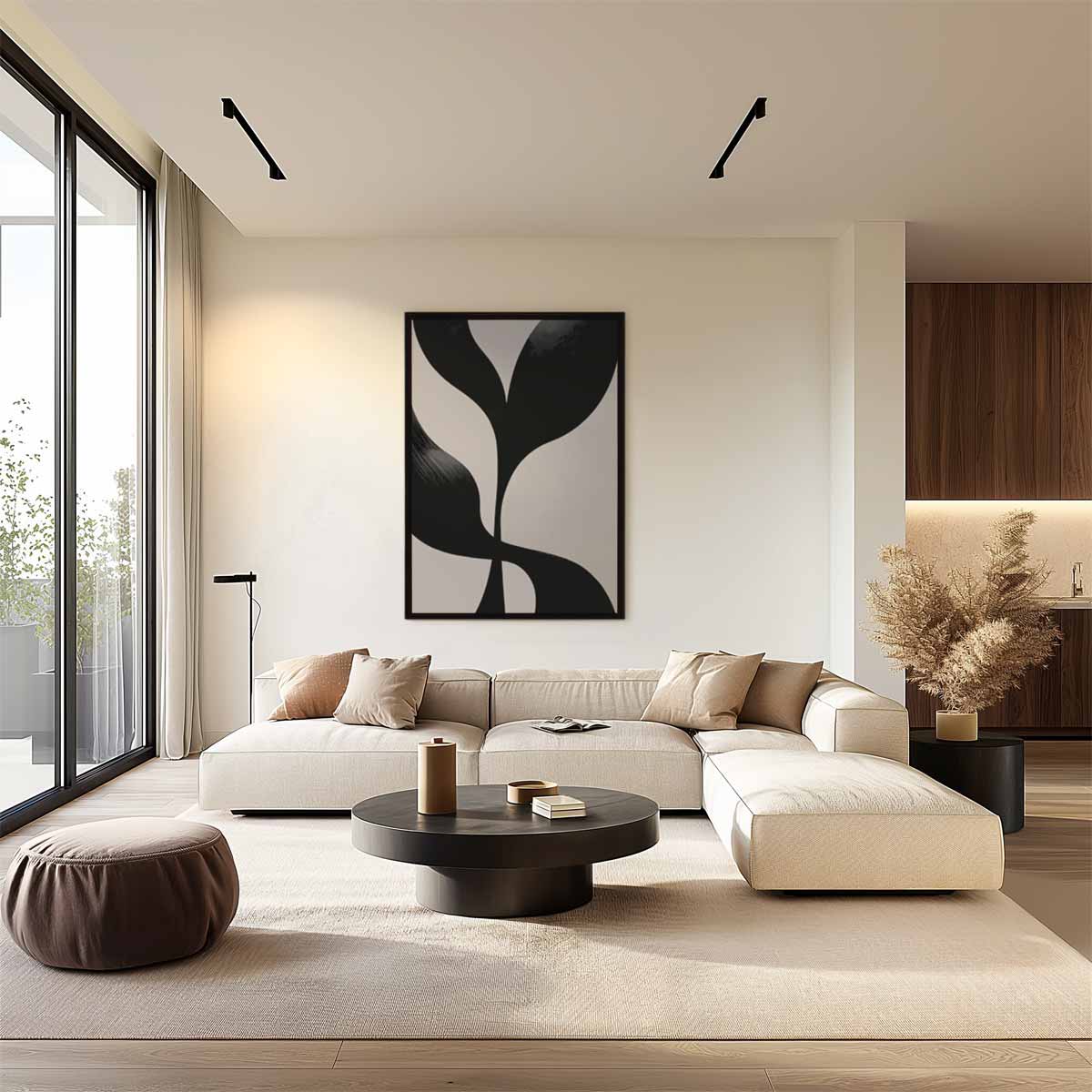 Minimalistische Elegantie – plexiglas wanddecoratie in portret formaat