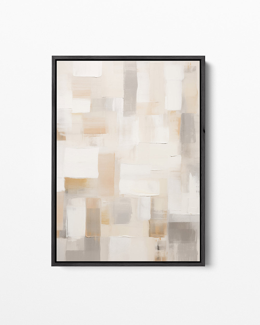 Zachte kleuren compositie – staand wanddecoratie kunstwerk