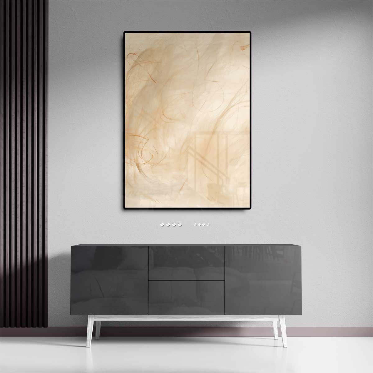 Etherische Wolken – staande wandkunst voor woonkamer of interieur