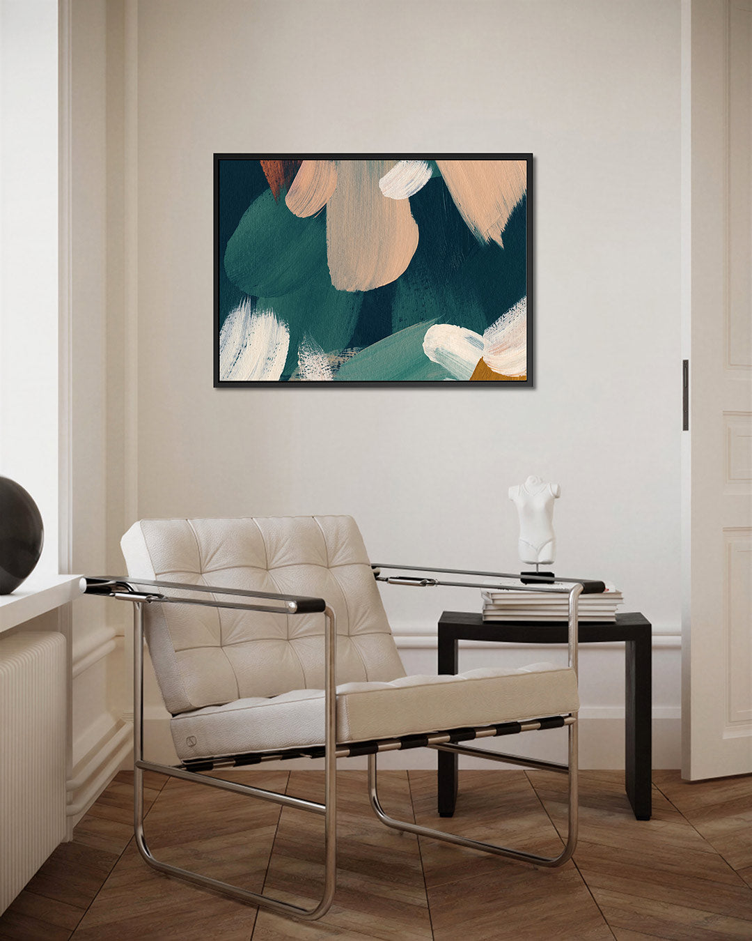 Kleurencompositie – Dynamische – kunstwerk op canvas, dibond of plexiglas