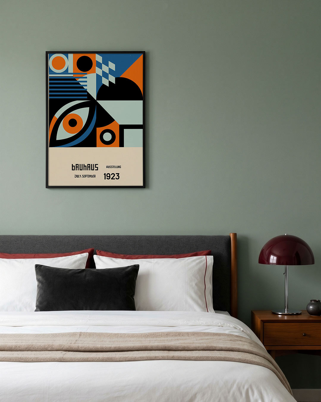 Vormen en vlakkenspel – geometrische poster in Bauhaus-stijl van WallArtistic