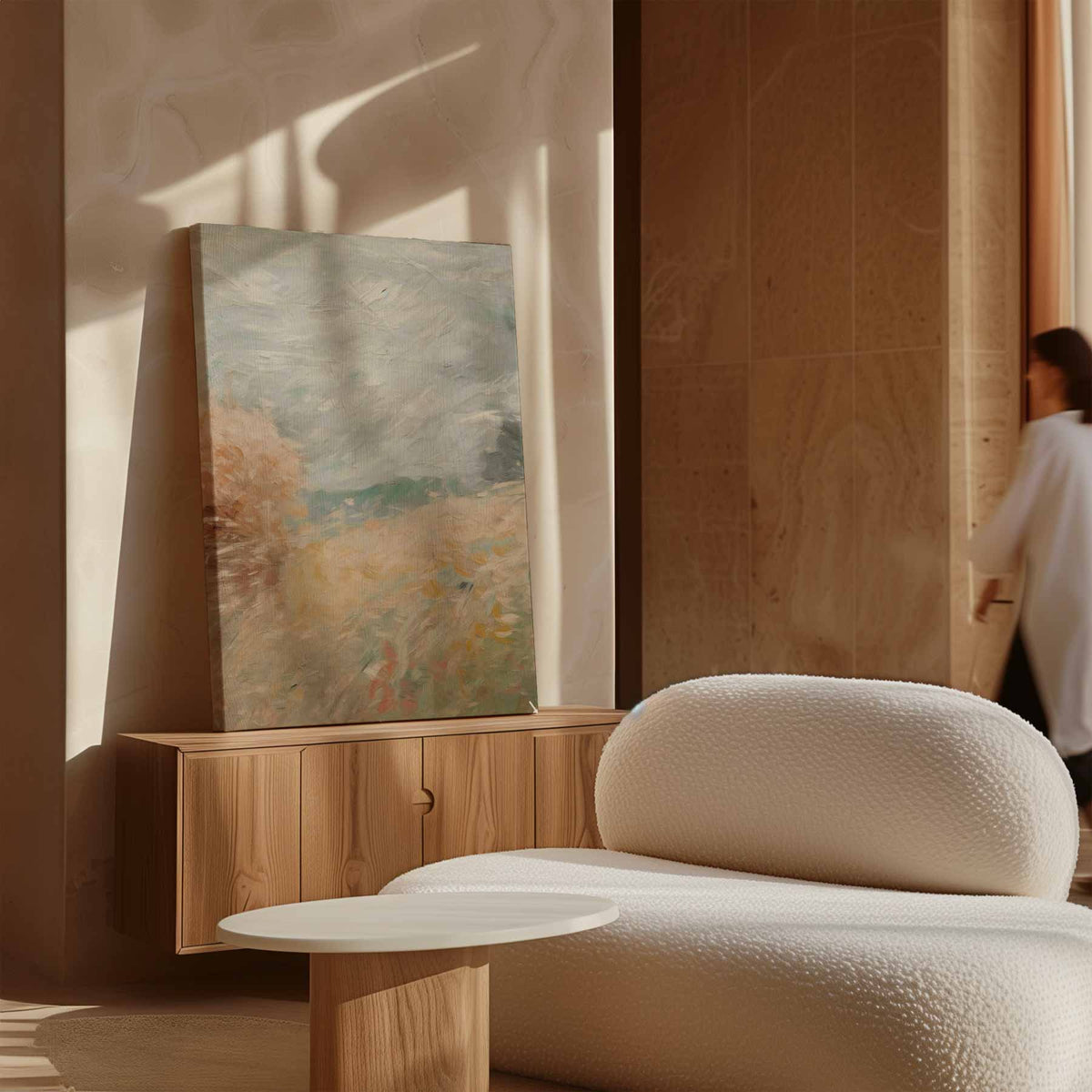 Zachte Herfstdromen – staande wandkunst voor woonkamer of interieur