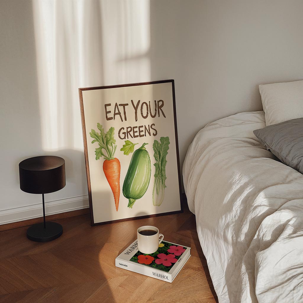 Groenten Inspiratie – kinderposter in staand formaat