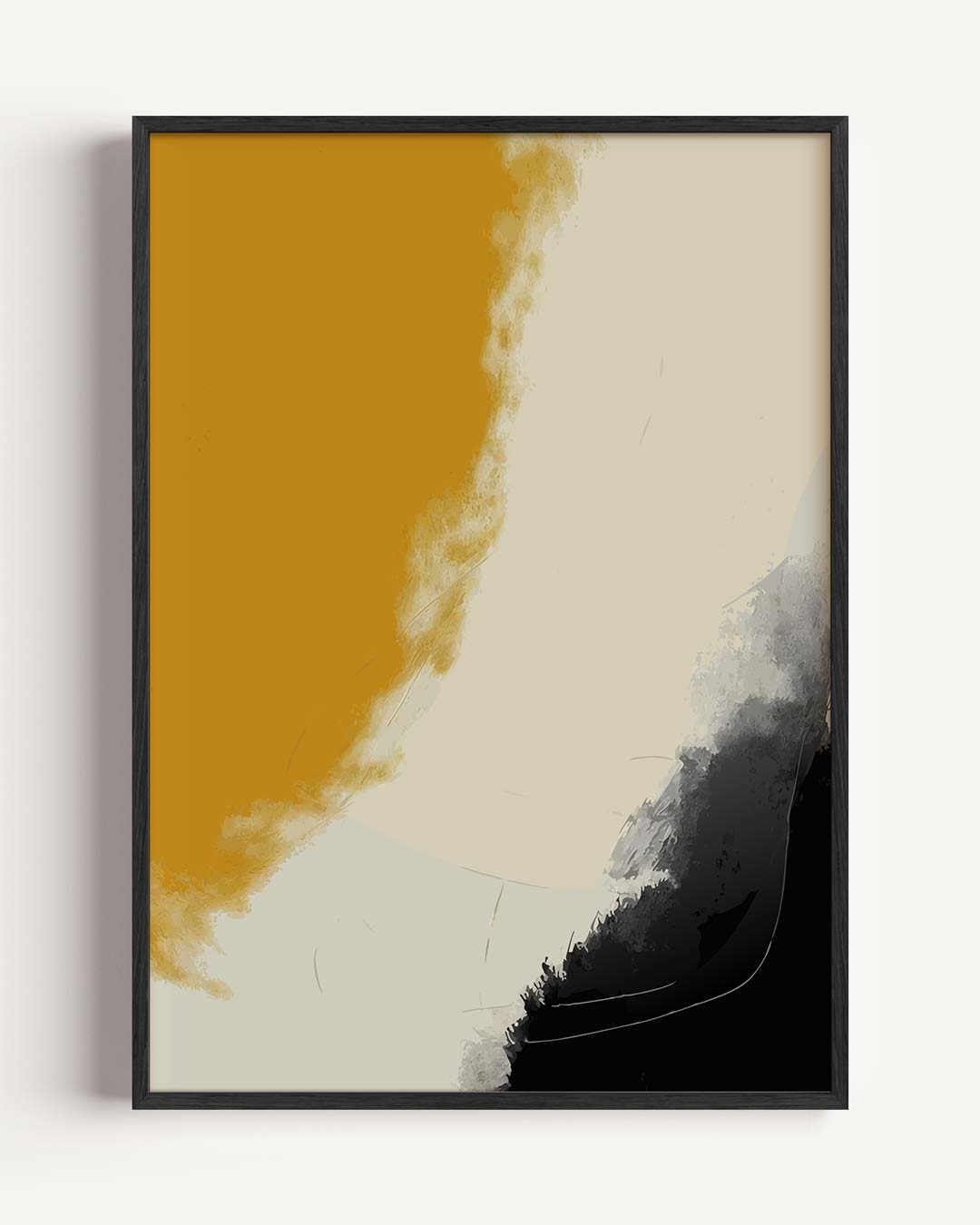 Moderne Kunst Abstractie – kleurrijke abstracte portret poster als wanddecoratie