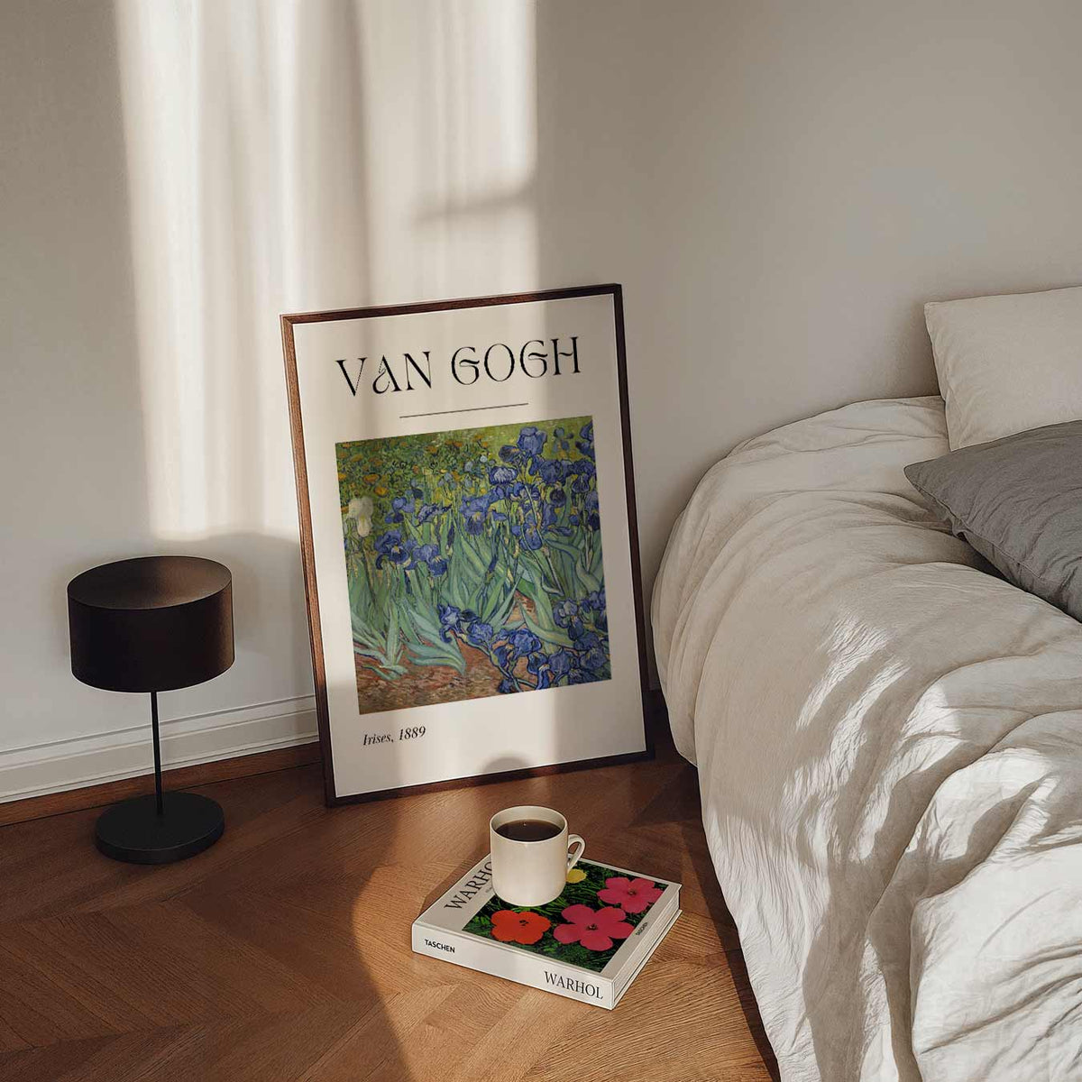 Van Gogh Irissen – abstract portret poster, afbeelding 7