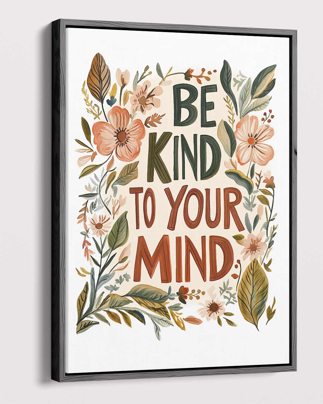 Botanische Motivatieposter – plexiglas wanddecoratie in portret formaat