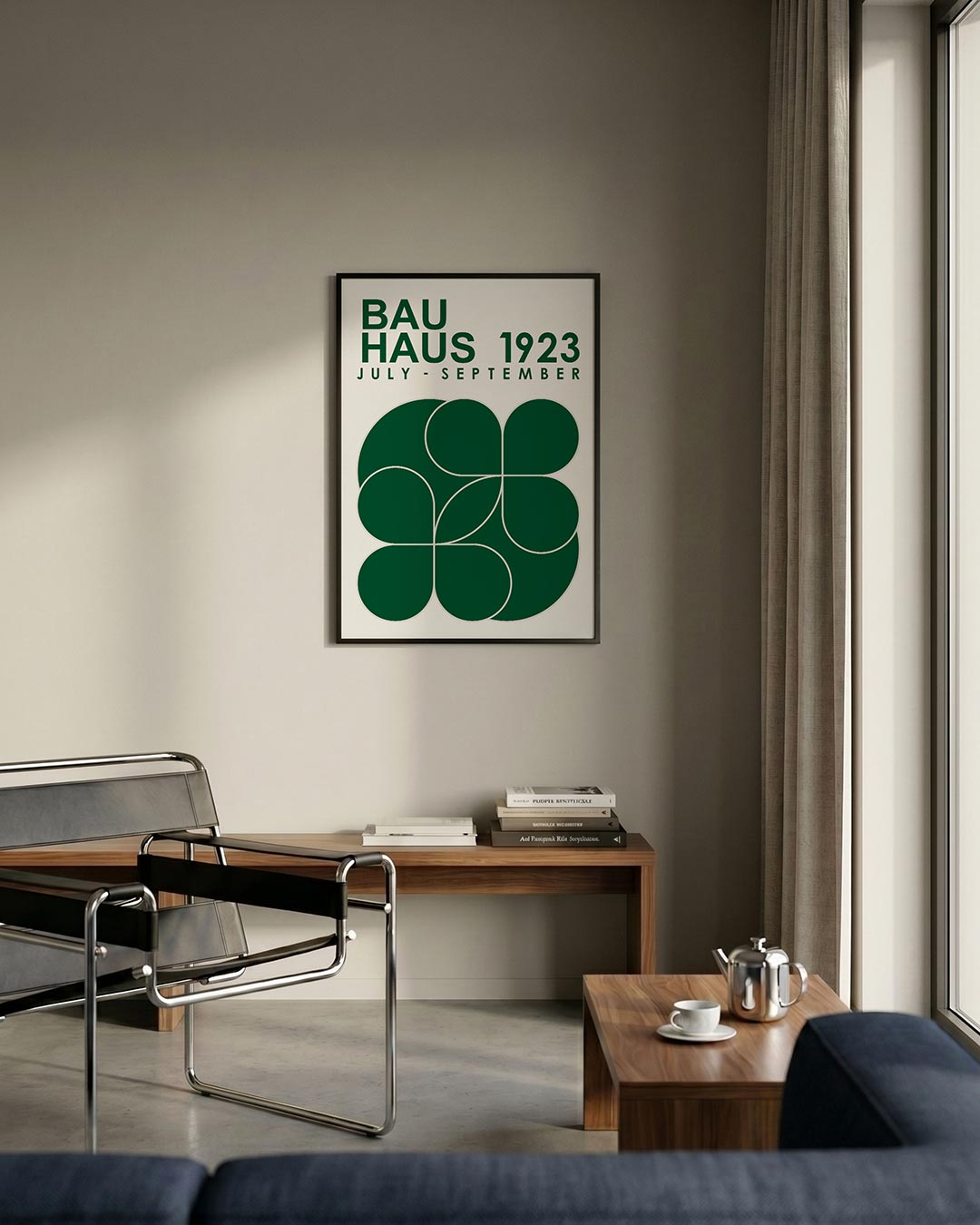 – geometrische poster in Bauhaus-stijl van WallArtistic