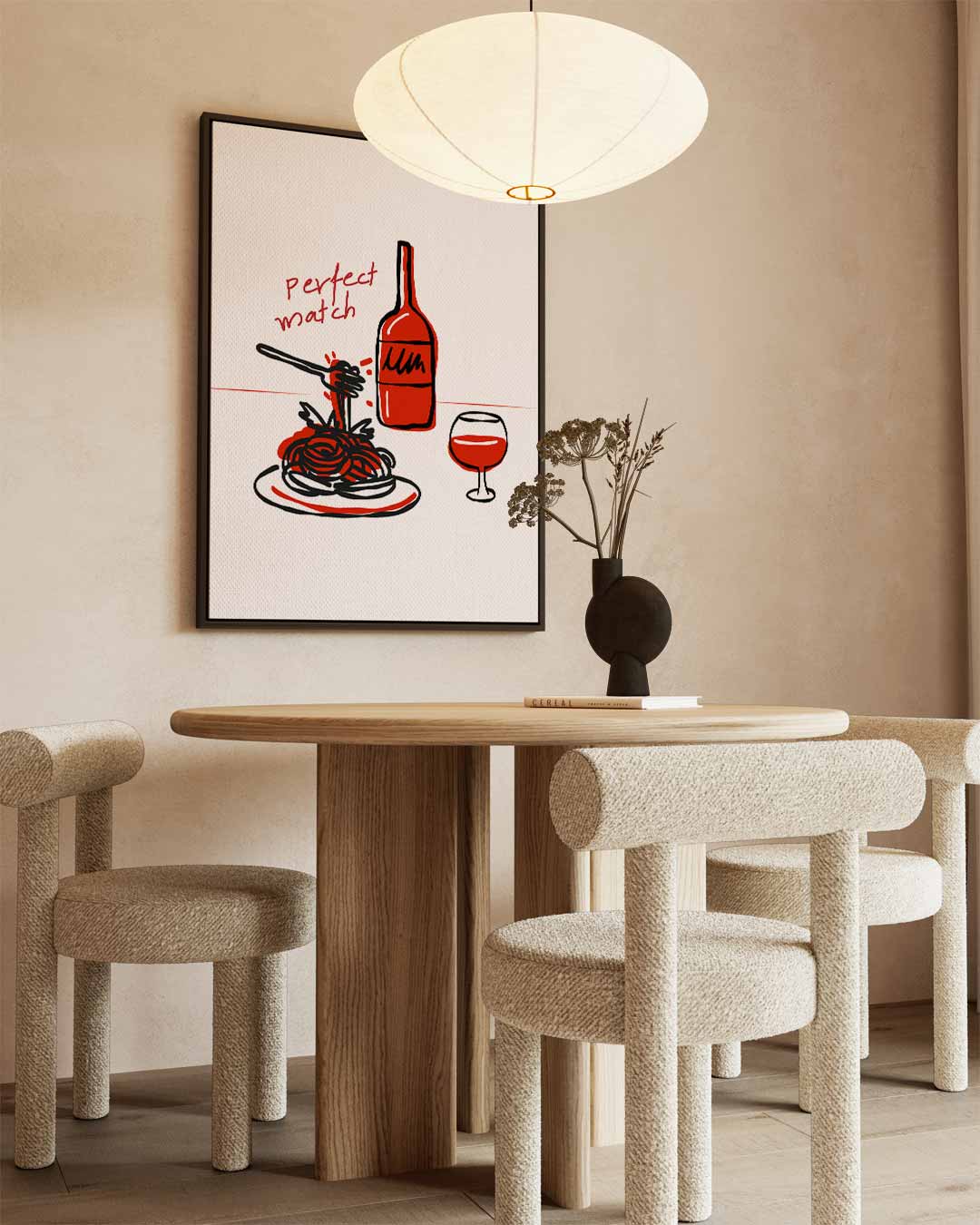 Perfecte Combinatie – canvas wanddecoratie in portret formaat